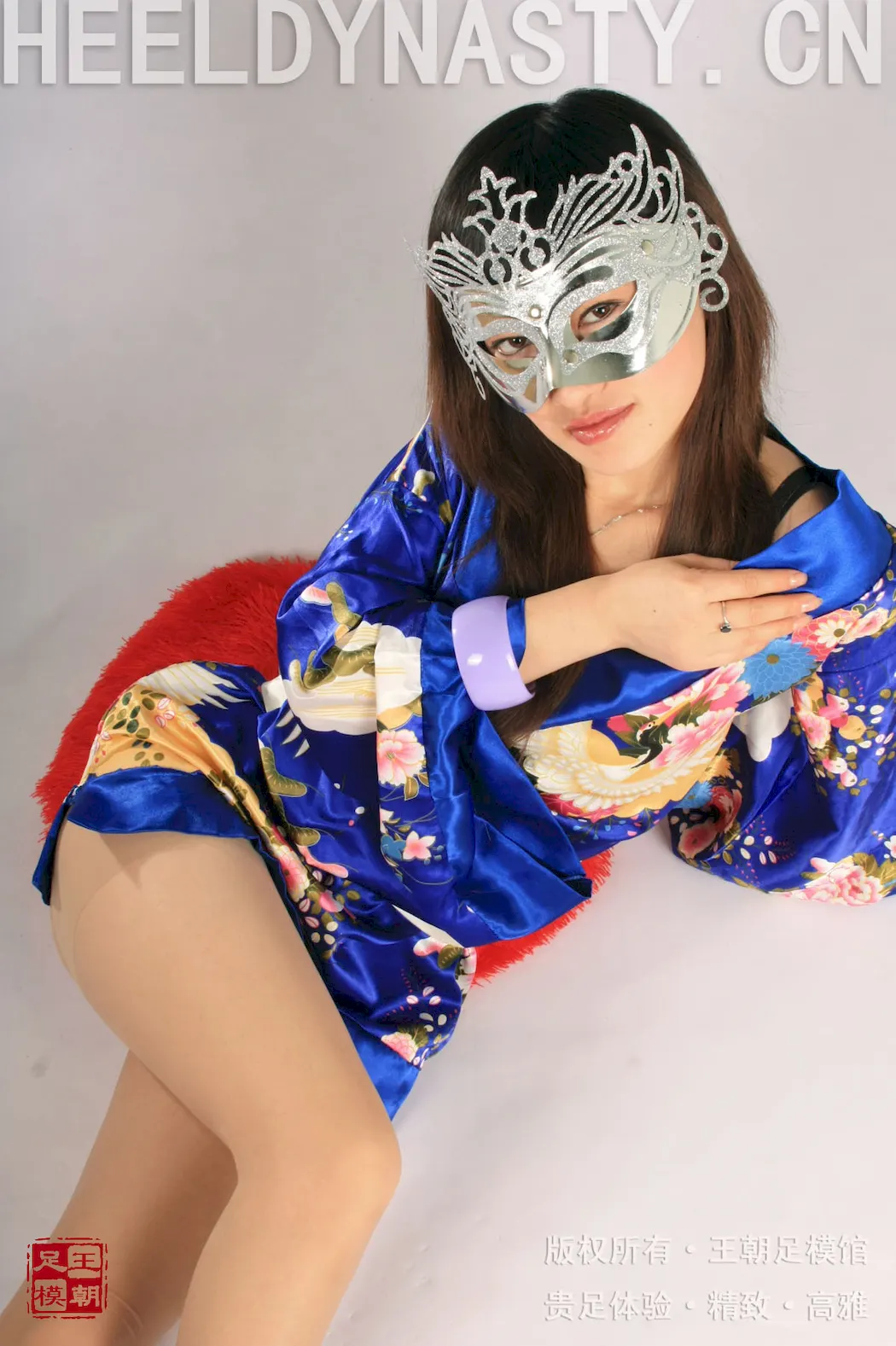 [王朝贵足]0023 室内套图 宣萱东瀛风情日式蓝色和服肉色丝袜系列A[40P/24MB]-无料摄影圈