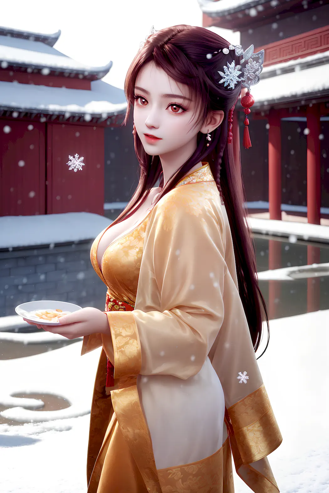 AI绘画 1169 仙剑奇侠传-唐雪见[5P/27M]-无料摄影圈