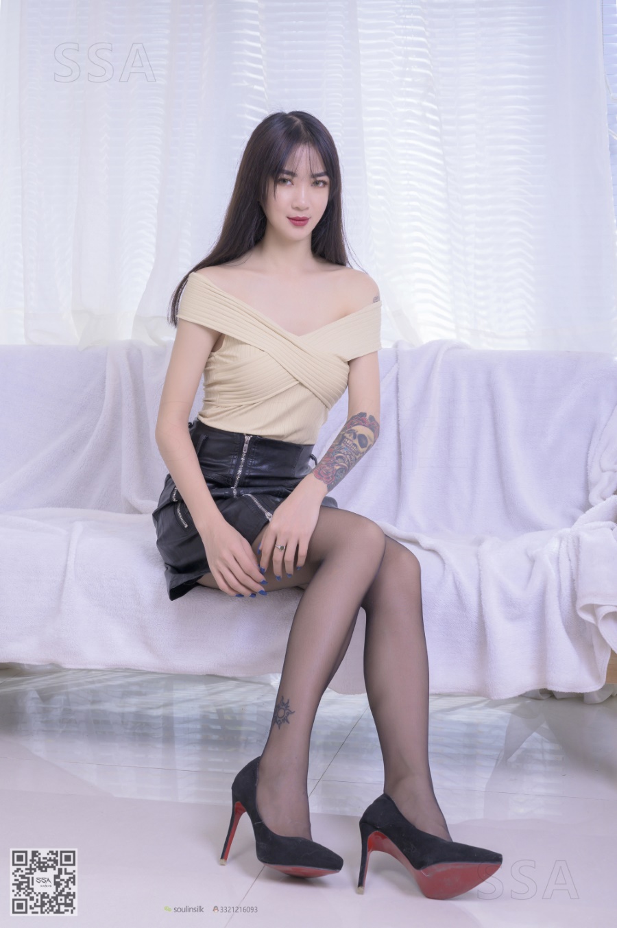 图片[1]-[SSA丝社]超清写真 NO.220 健身教练 淼淼的皮裙遐想 [140P/1.93GB]-无料摄影圈