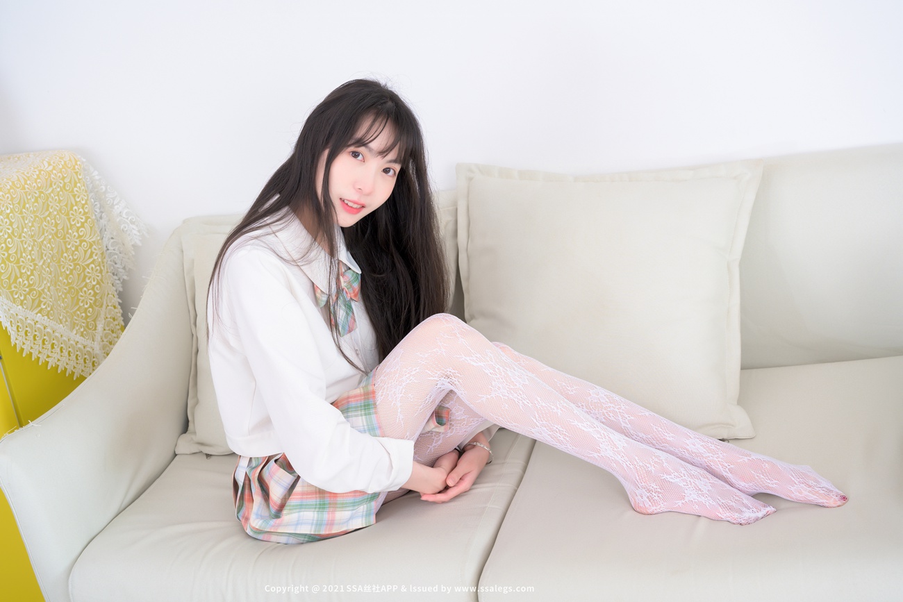 图片[1]-[SSA丝社]超清写真 NO.677 腿模团团的白色网袜（下）[109P/2.45GB]-无料摄影圈