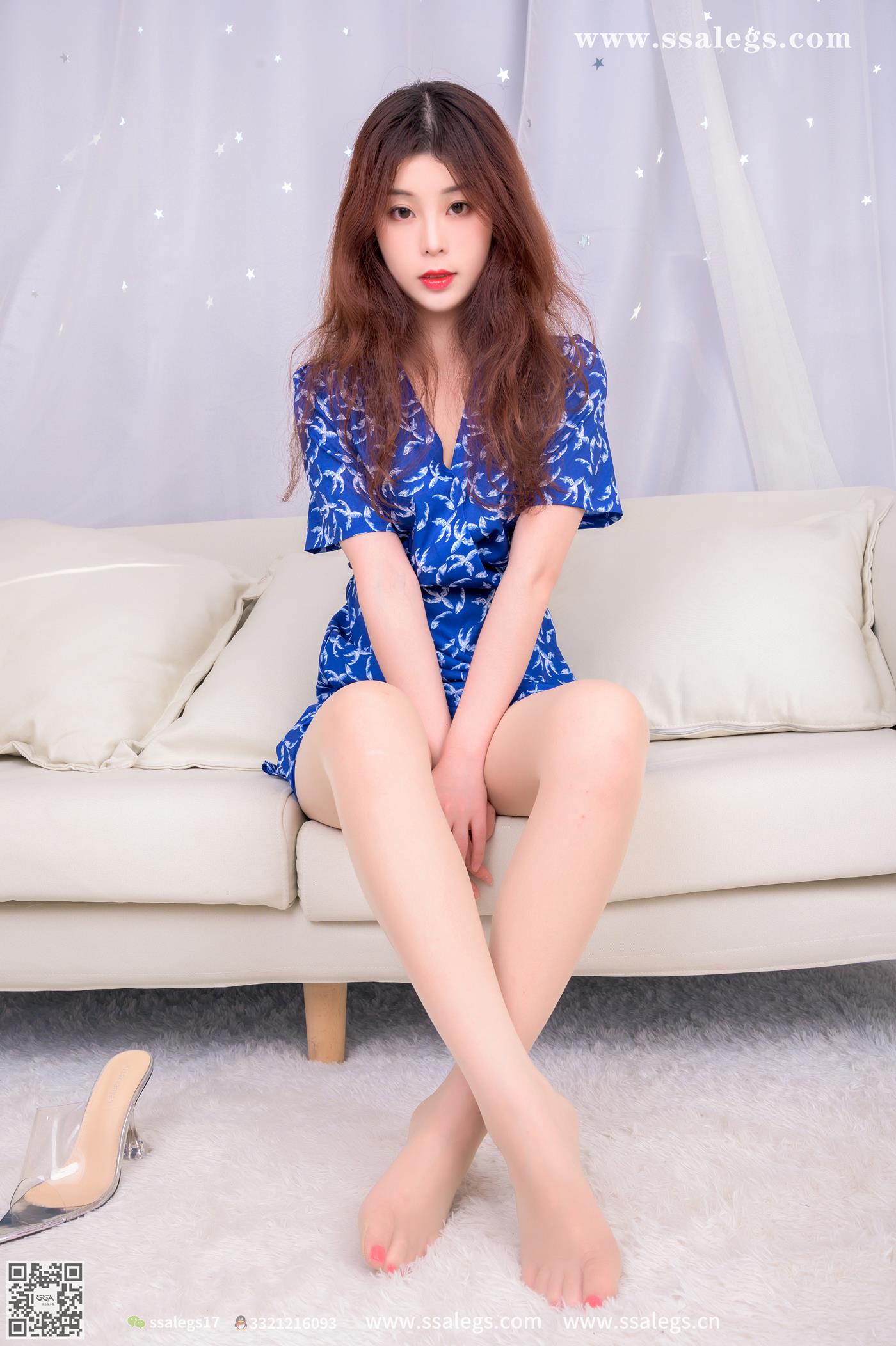 图片[2]-[SSA丝社]超清写真 NO.420 媛媛法式碎花裙肉丝写真(下)[122P/1.42GB]-无料摄影圈