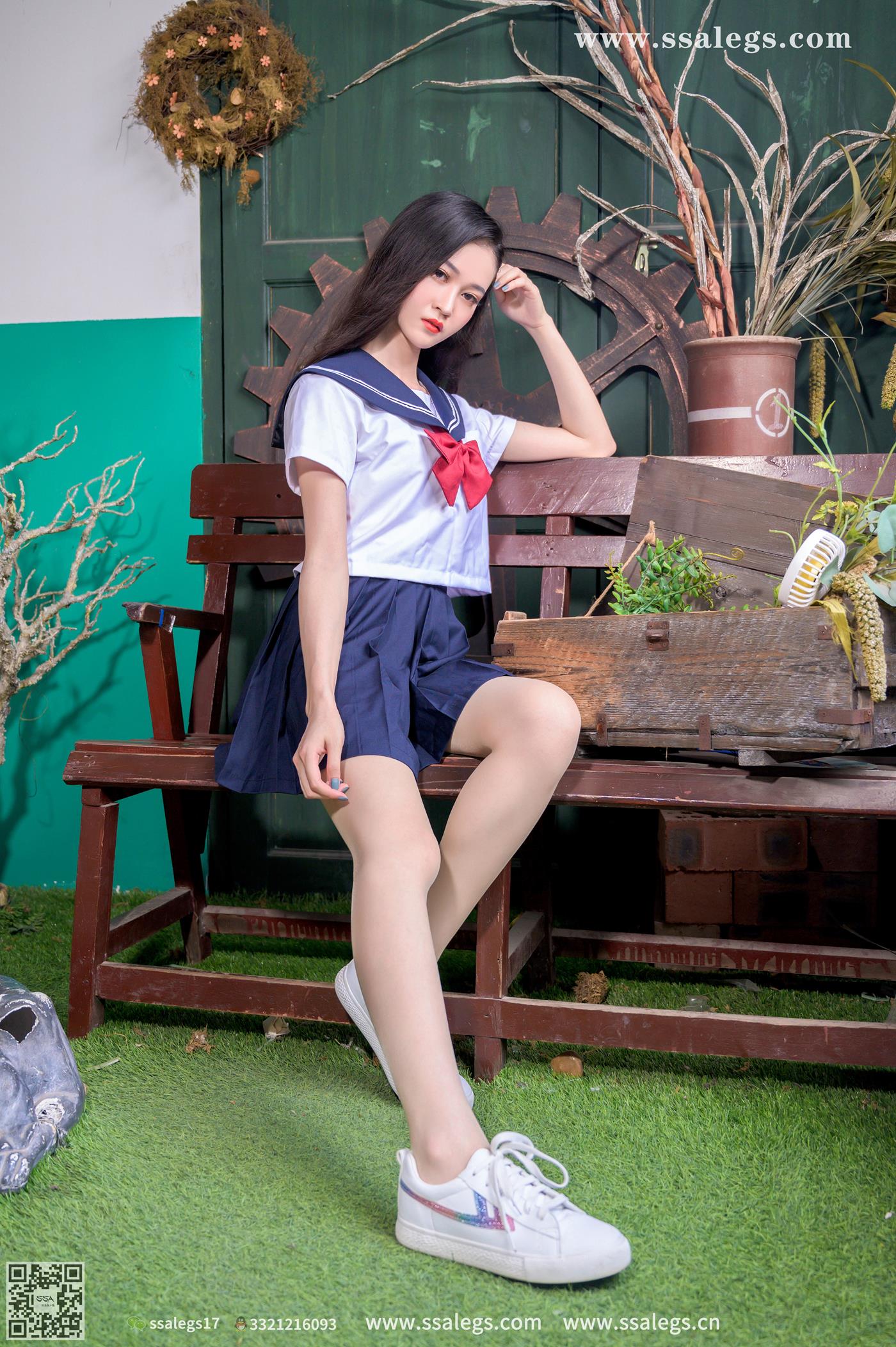 图片[2]-[SSA丝社]超清写真 NO.421 漫漫白色jk制服肉丝写真(上)[135P/1.94GB]-无料摄影圈