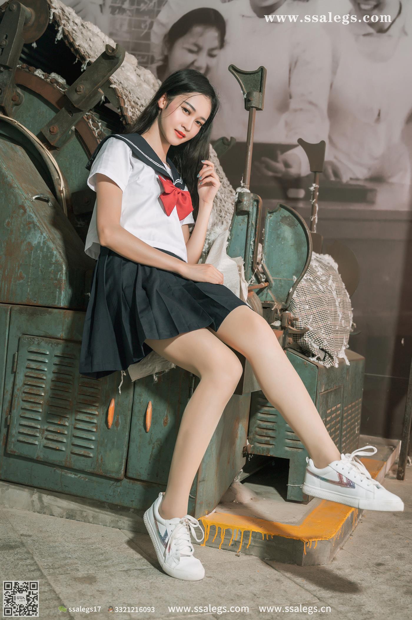 图片[2]-[SSA丝社]超清写真 NO.422 漫漫白色jk制服肉丝写真(下)[134P/1.87GB]-无料摄影圈