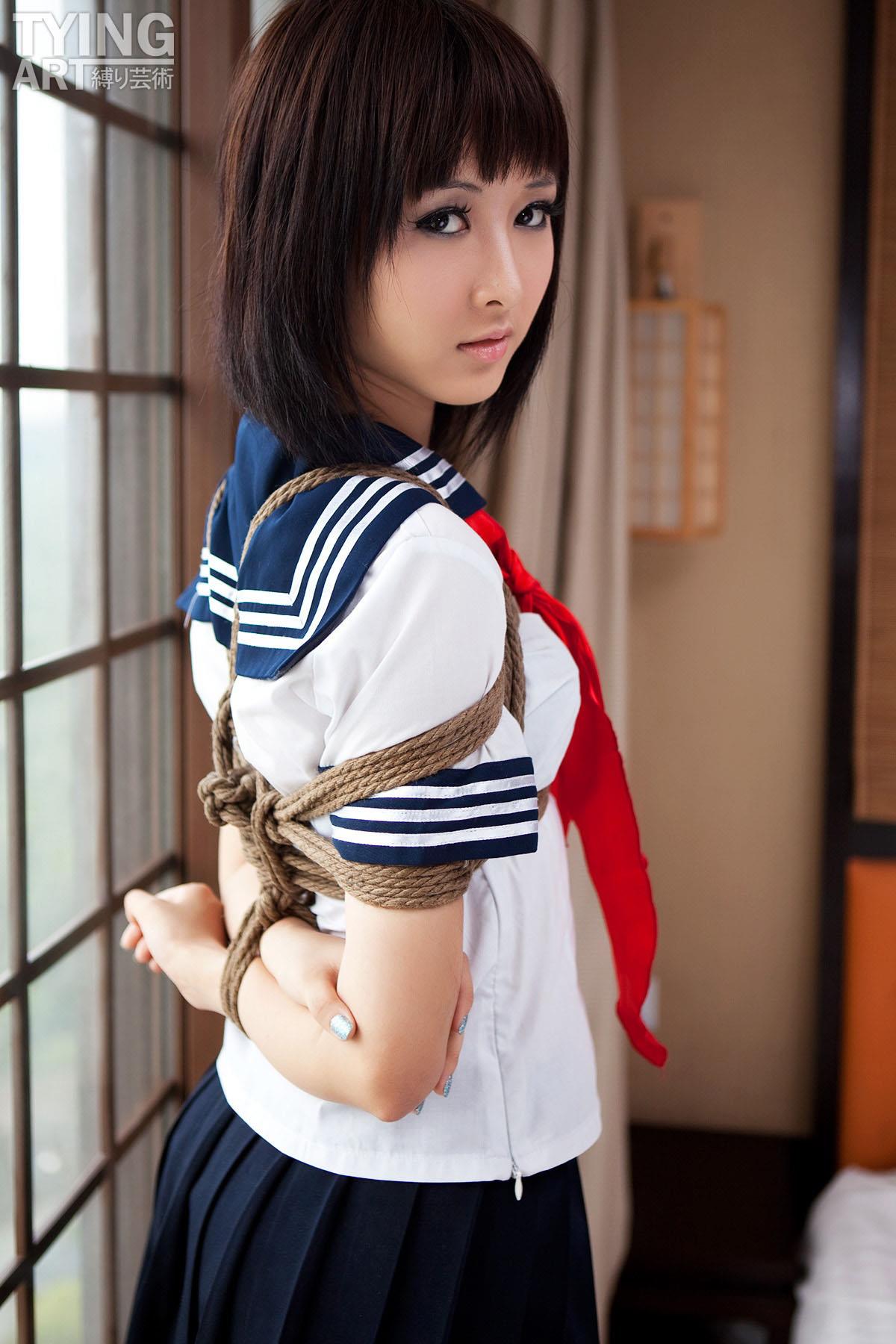 图片[2]-[禁忌摄影]Taboo-love NO.090 TyingArt 縛リ芸術 Shiryl School Girl[27P/6.69MB]-无料摄影圈