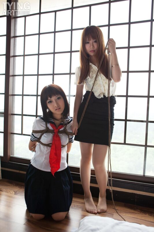 [禁忌摄影]Taboo-love NO.091 TyingArt 縛リ芸術 Dimdim & Shiryl OL & School Girl 1[26P/7.04MB]-无料摄影圈