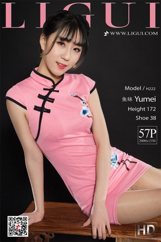 [Ligui丽柜] 2018.12.01 粉色系古典旗袍美 Model 鱼妹 [57P/69.2MB]-无料摄影圈