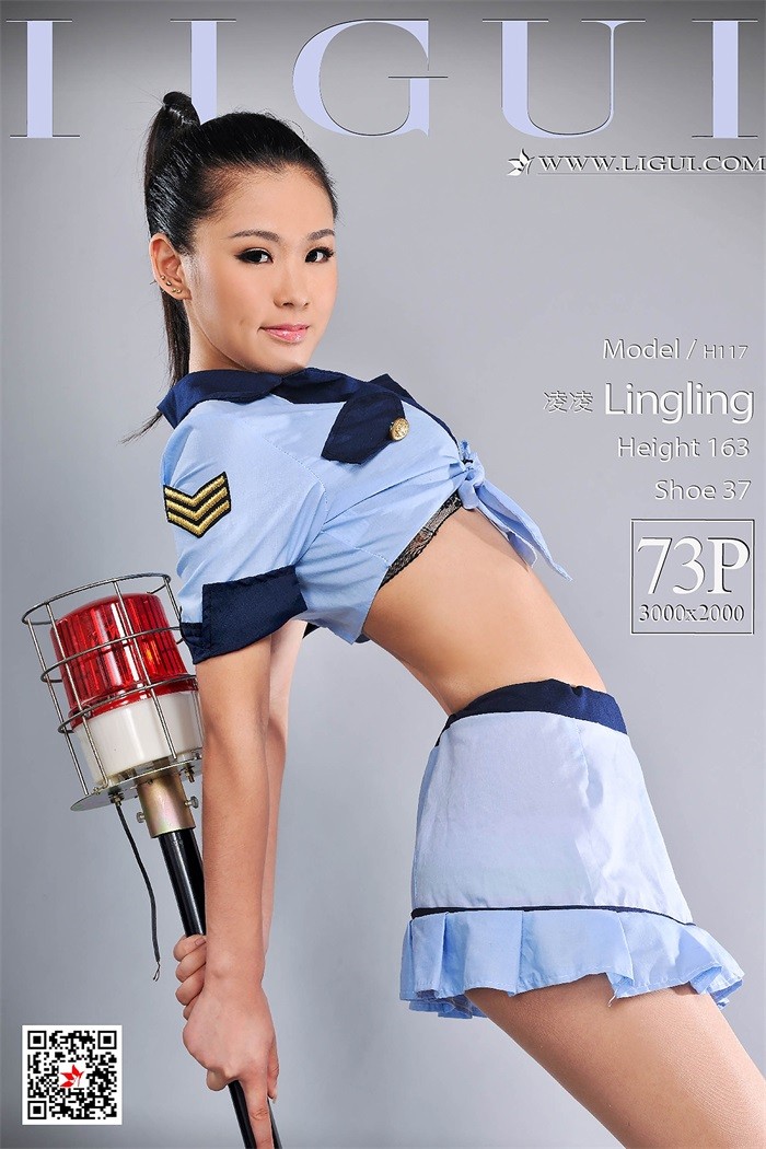 图片[1]-[Ligui丽柜] 2019.06.02 制服 Model 凌凌 [74P/47.8MB]-无料摄影圈