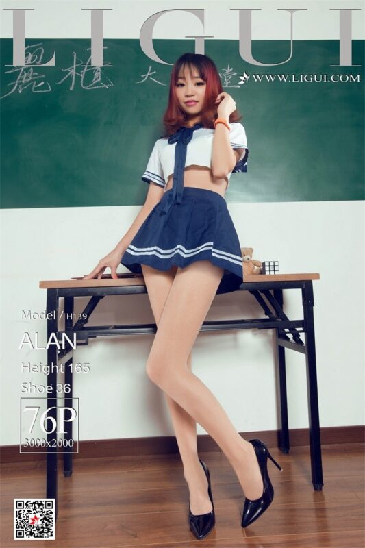 [Ligui丽柜] 2019.06.23 课间笔记 Model ALAN [76+1P/45.6MB]-无料摄影圈