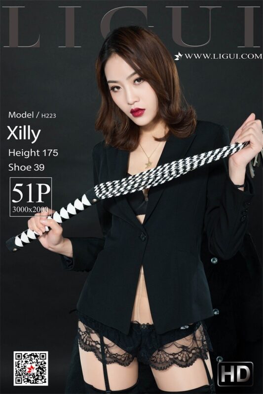 [Ligui丽柜] 2019.09.04 黑丝丽人 Model Xilly [51+1P/114MB]-无料摄影圈